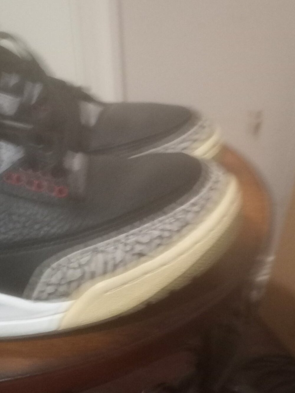 Nike Air Jordan 3 Retro OG Black Cement (854262-001) - Men's US Size 8.5 - Picture 5 of 14